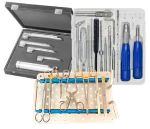 Surgical set and integral solutions